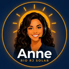 Anne, assistente virtual da RIO RJ SOLAR